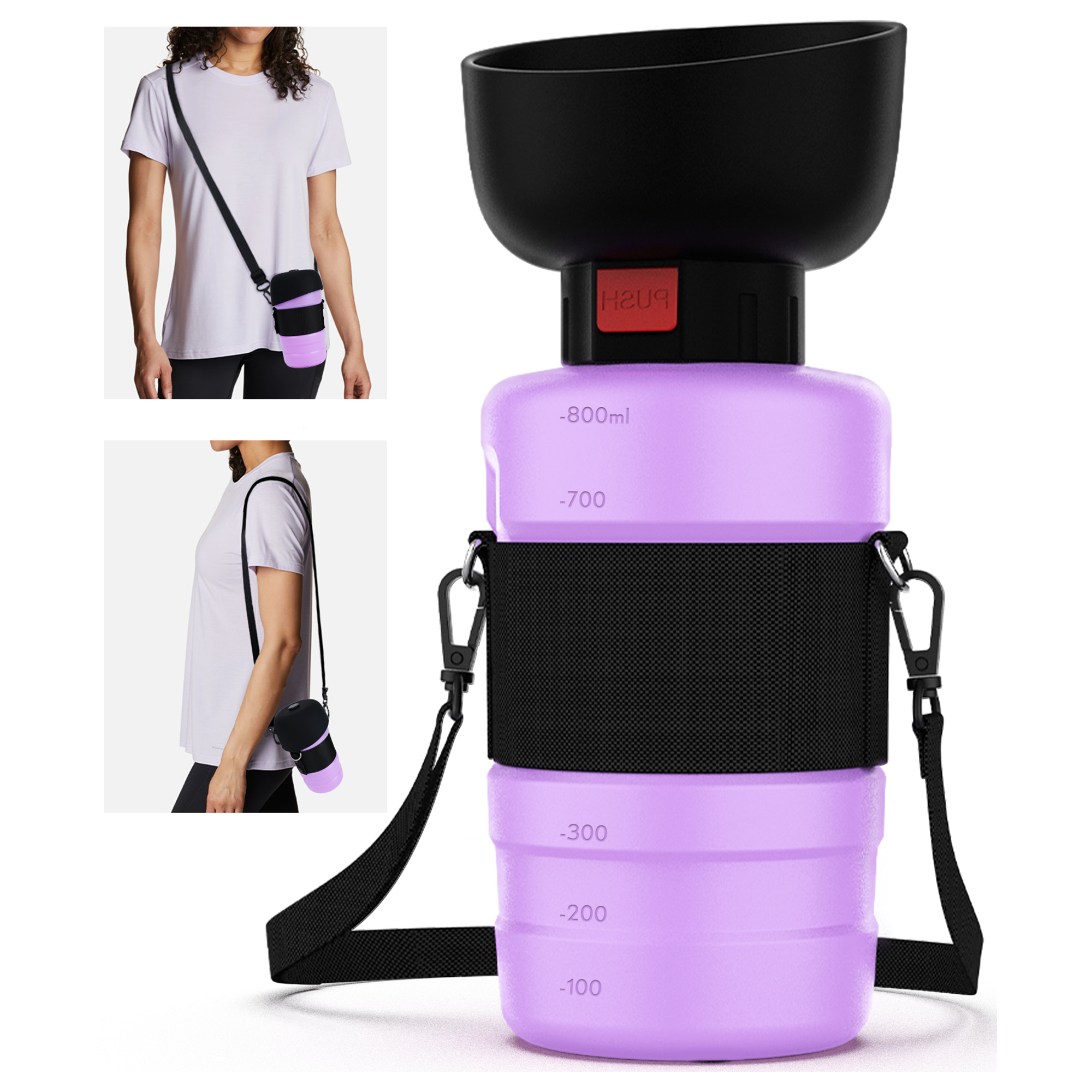 28oz Portable Dog Water Bottle Dispenser-3Gen